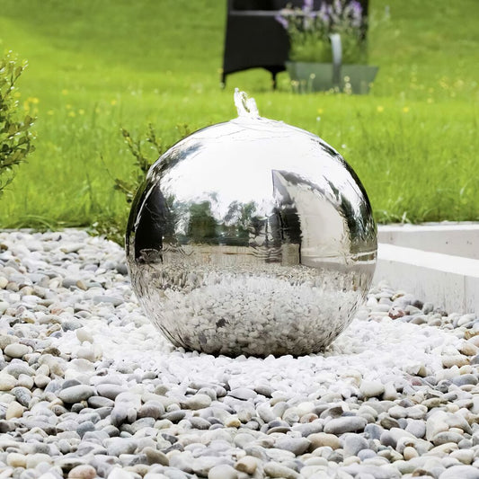  Kugelbrunnen Aus Edelstahl Mit LED - Devon
