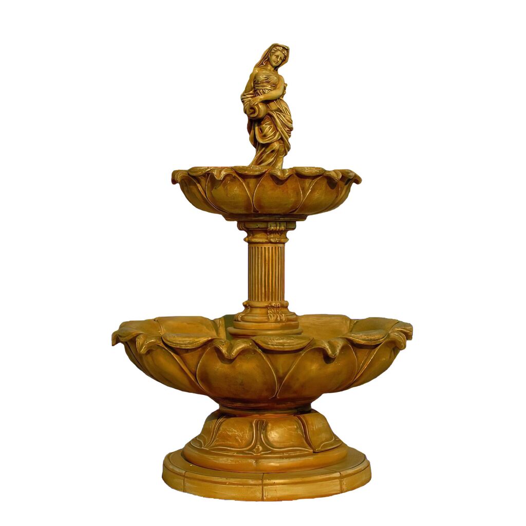  Kunstvoller Kaskadenbrunnen Mit Frauenskulptur Im Antik Design - Matilda