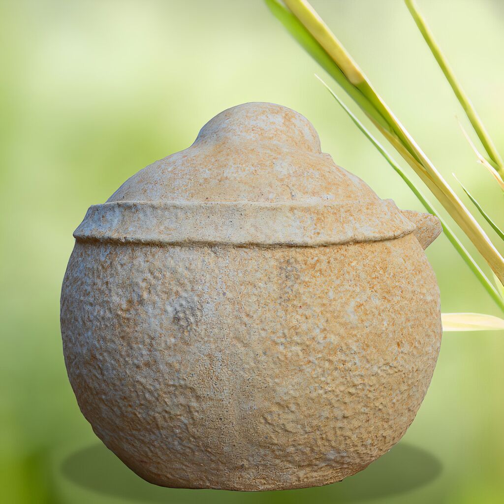  Lachender Buddha Figur Aus Stein - Samanta