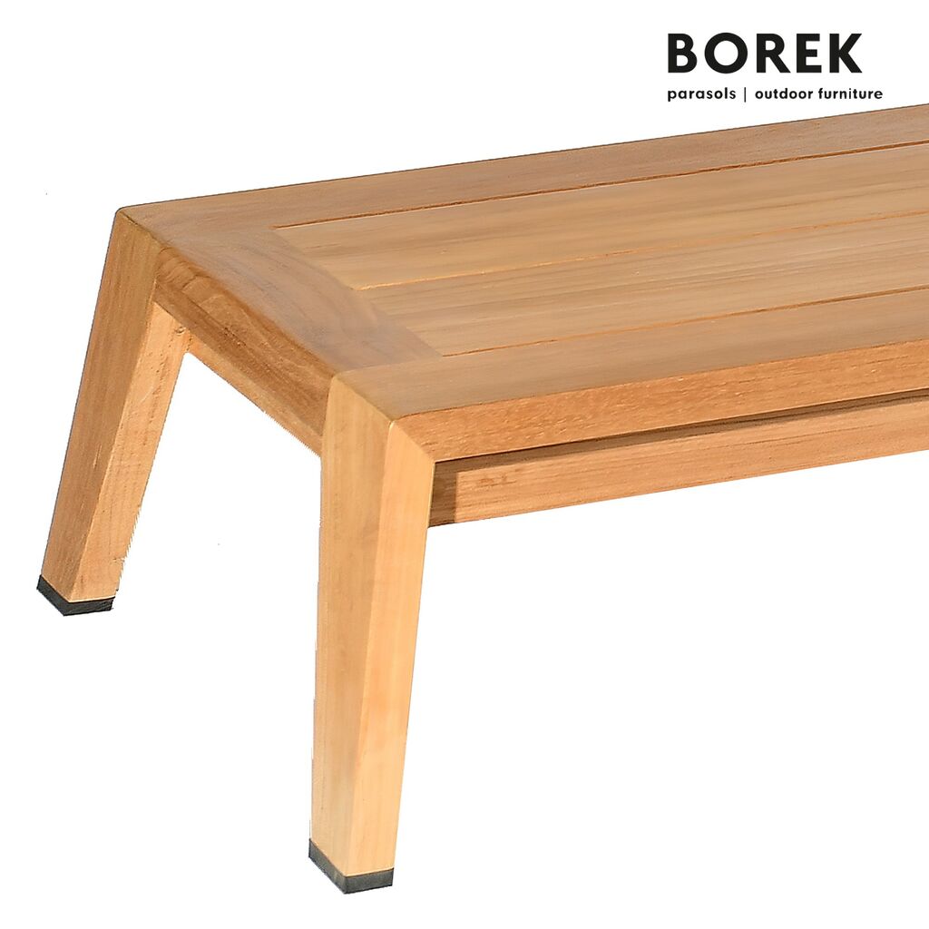  Langer Garten Loungetisch Aus Teakholz Von Borek - Hybrid Kaffeetisch