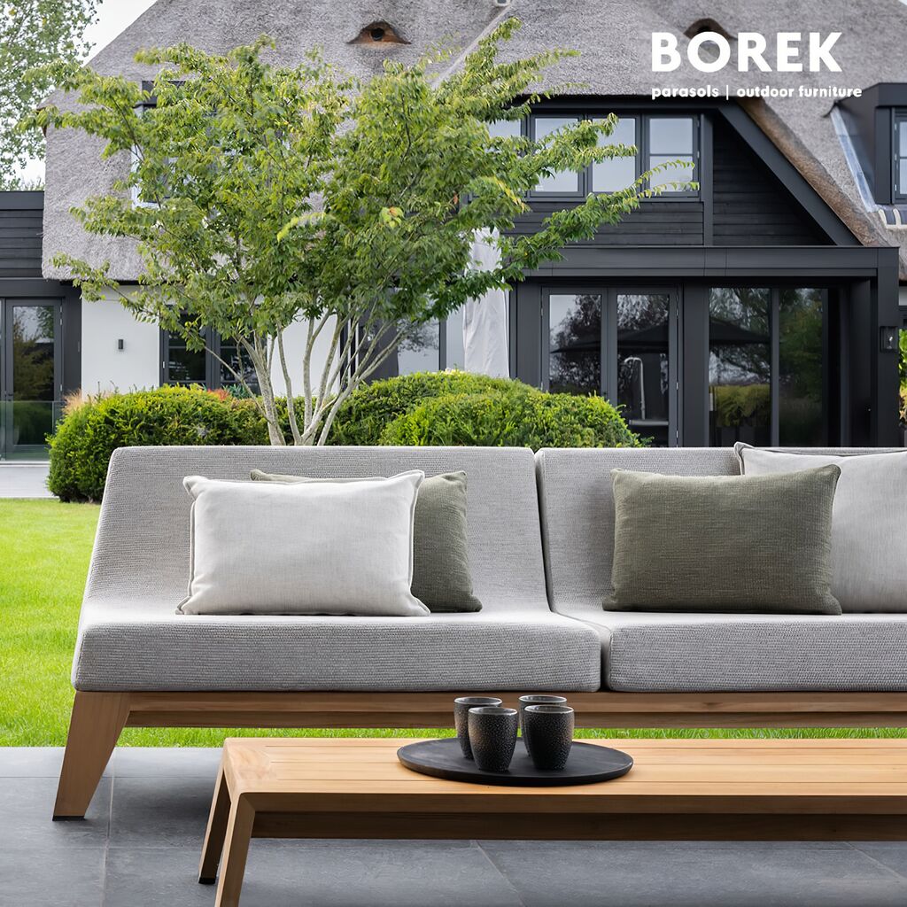  Langer Garten Loungetisch Aus Teakholz Von Borek - Hybrid Kaffeetisch