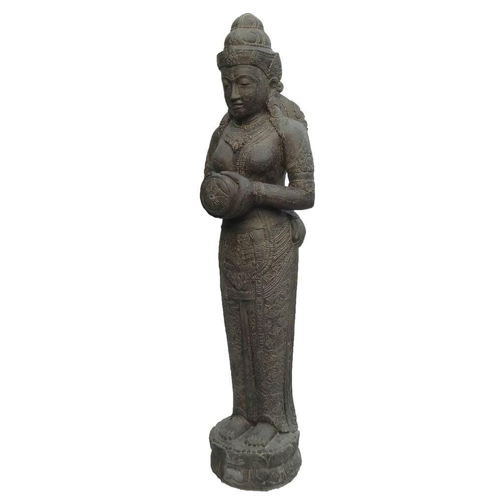  Lebensgroße Dewi Sri Wasserspiel Skulptur Aus Steinguss - Kloe
