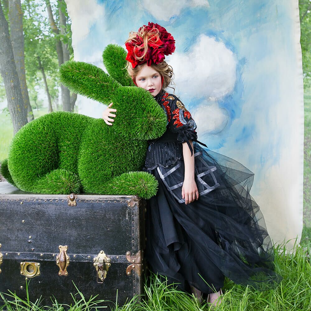  Liegender Hase Als Gartenfigur - Topiary - Kunststoff - Hilka