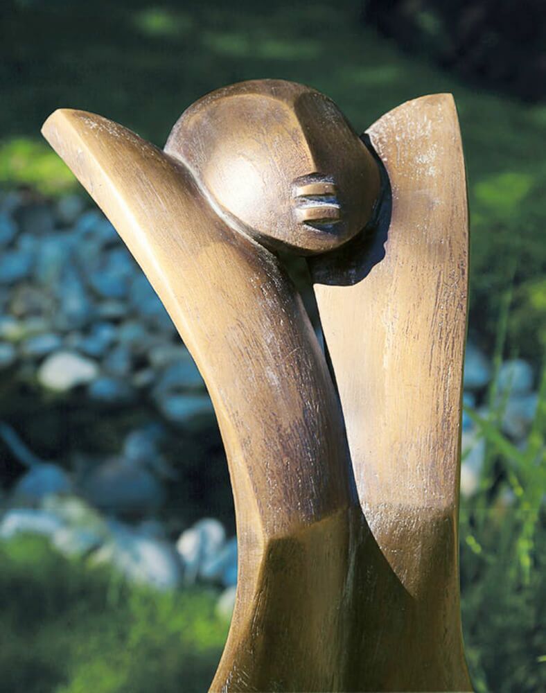  Limitierte Aktstatue Im Stilistischen Design - Bronze - Akt