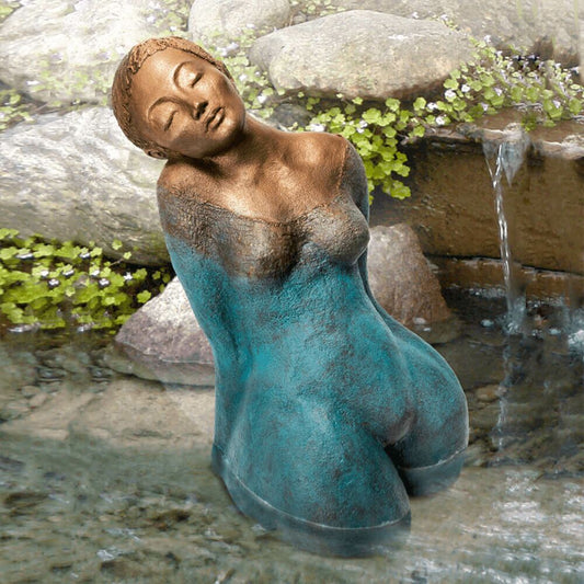  Limitierte Aphroditenfigur Aus Bronze - Blau - Große Aphrodite