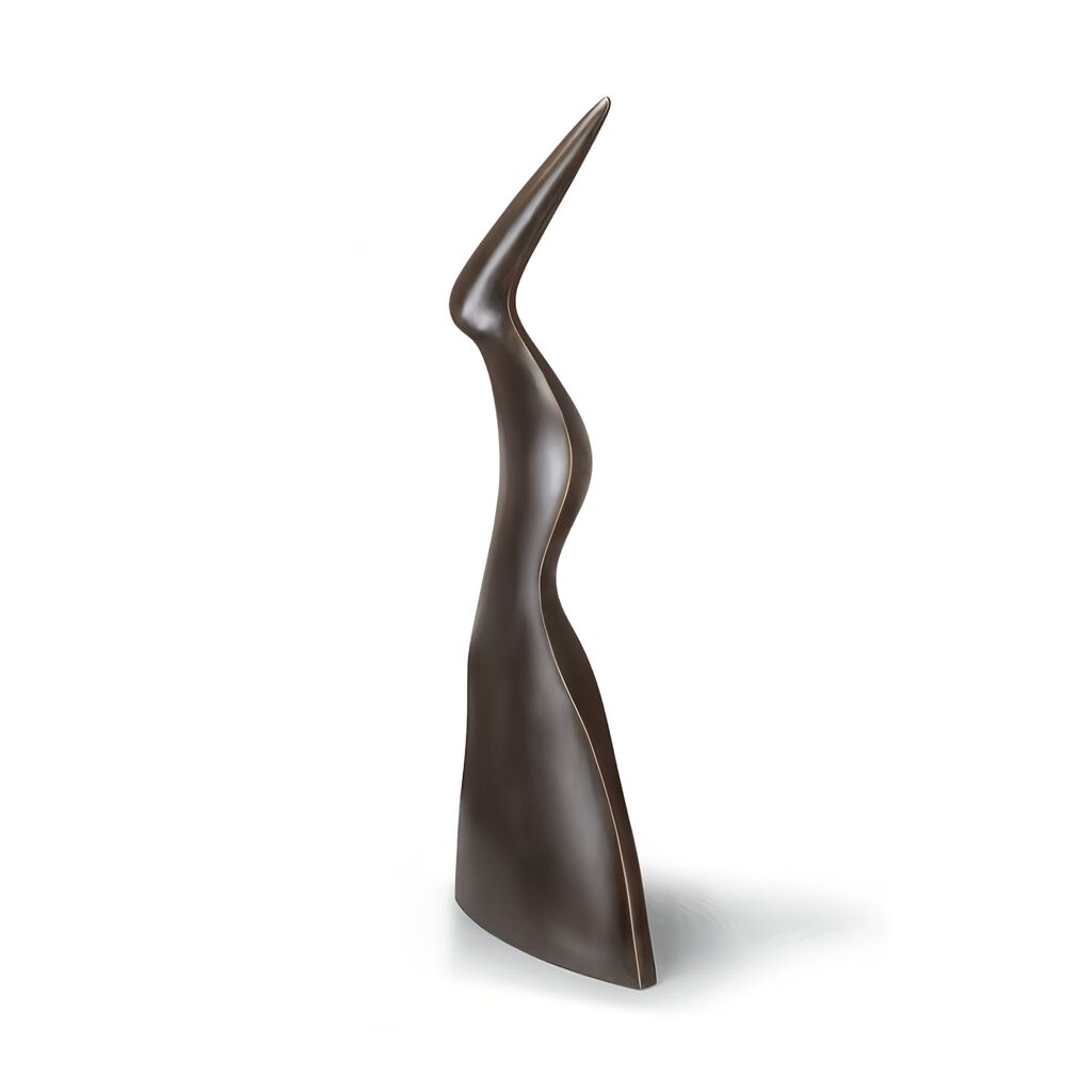  Limitierte Bronze Gartenplastik - Modern - Wächterin