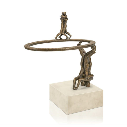 Limitierte Bronze Tänzerskulptur Mit Granitsockel - If You Can't Be With The One You Love