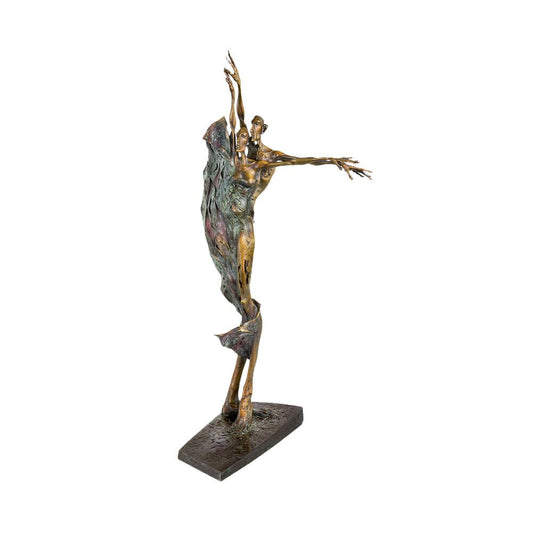  Limitierte Bronzefigur - Abstraktes Menschen Design - Sommer