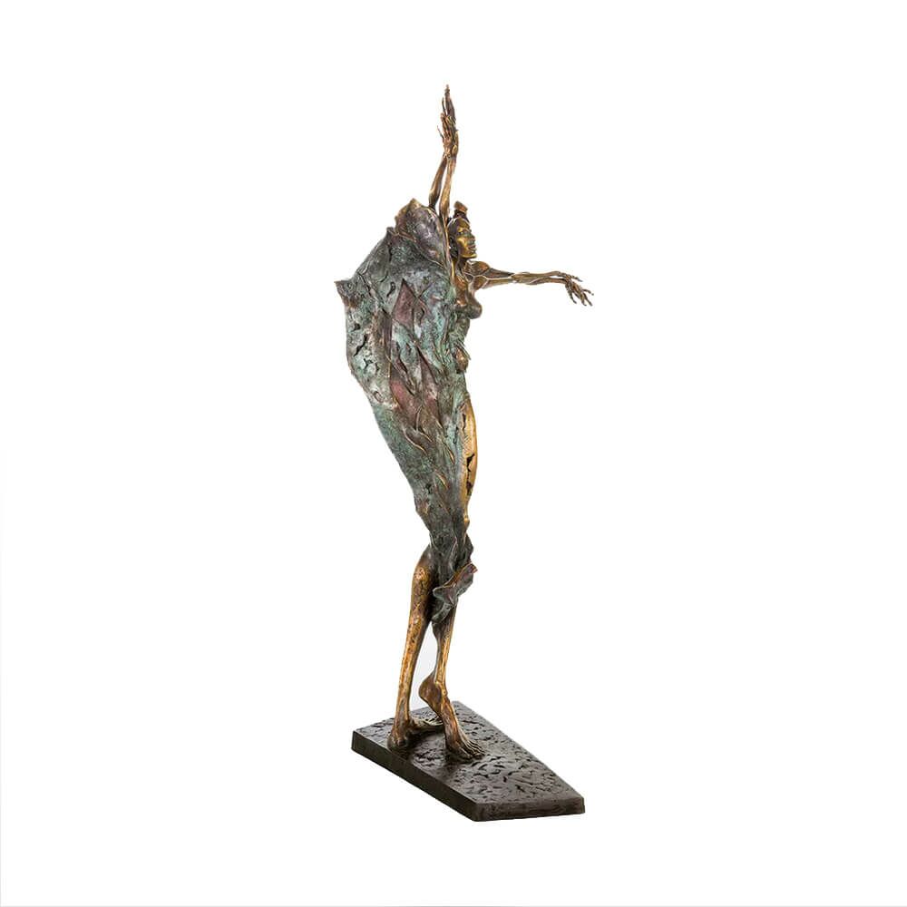  Limitierte Bronzefigur - Abstraktes Menschen Design - Sommer
