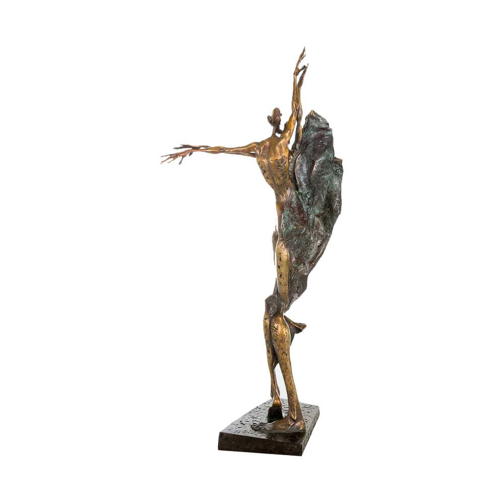  Limitierte Bronzefigur - Abstraktes Menschen Design - Sommer