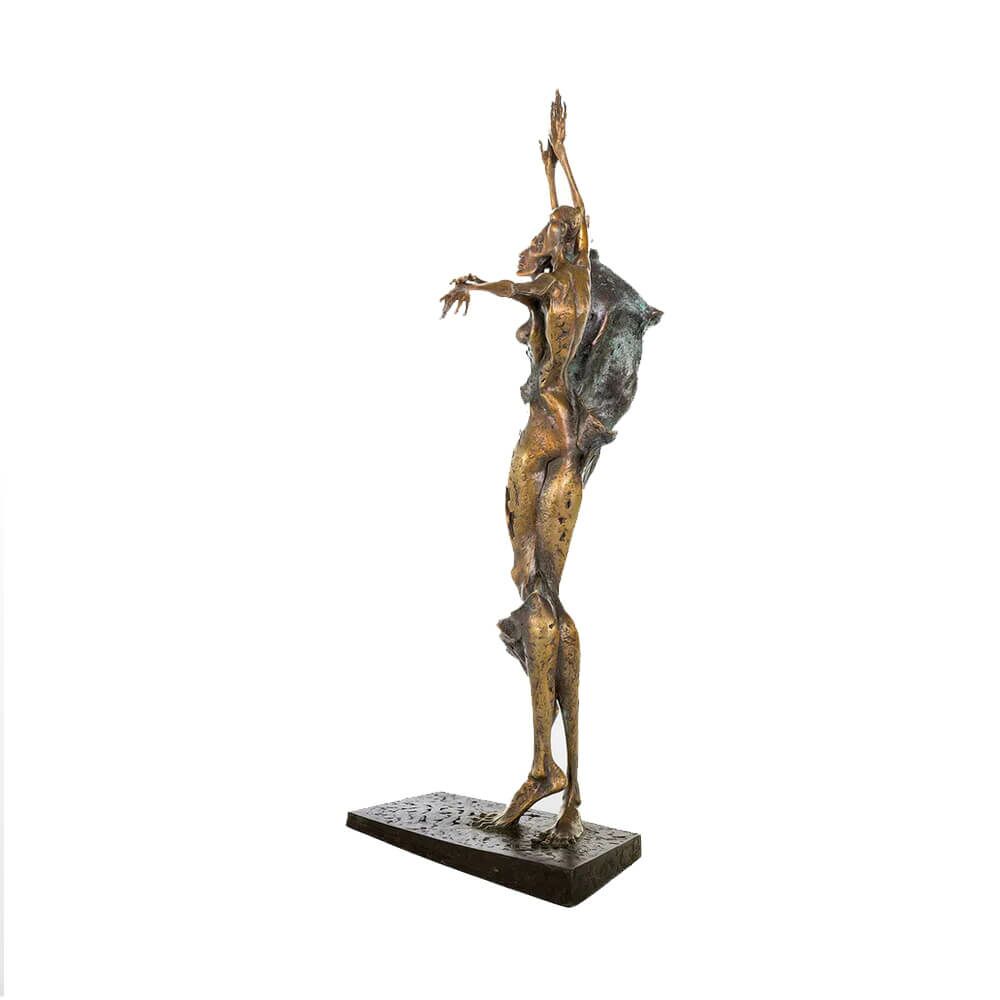  Limitierte Bronzefigur - Abstraktes Menschen Design - Sommer