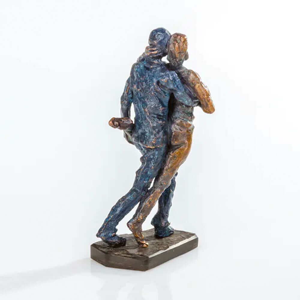  Limitierte Bronzefigur Mann Und Frau Tanzen - Tangopaar Sommer