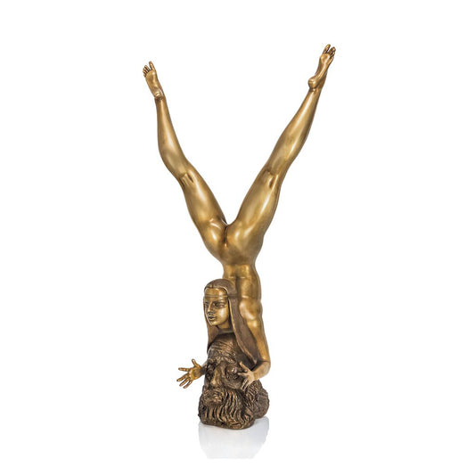  Limitierte Bronzeskulptur - Muse Lenkt Poeten - Poet & Muse