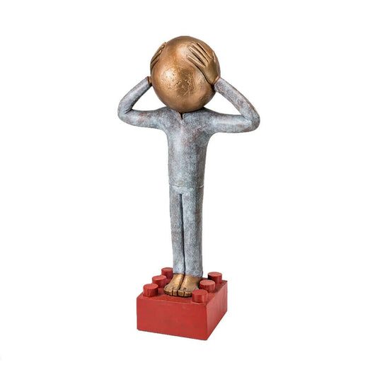  Limitierte Designerskulptur Mensch Und Lego - Kurzdavordanach