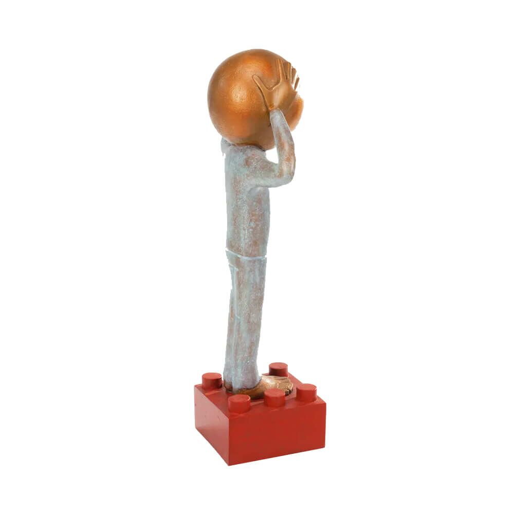  Limitierte Designerskulptur Mensch Und Lego - Kurzdavordanach