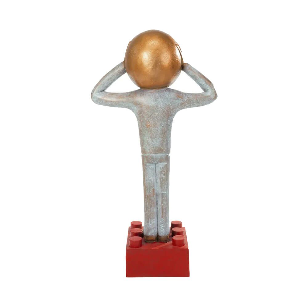  Limitierte Designerskulptur Mensch Und Lego - Kurzdavordanach