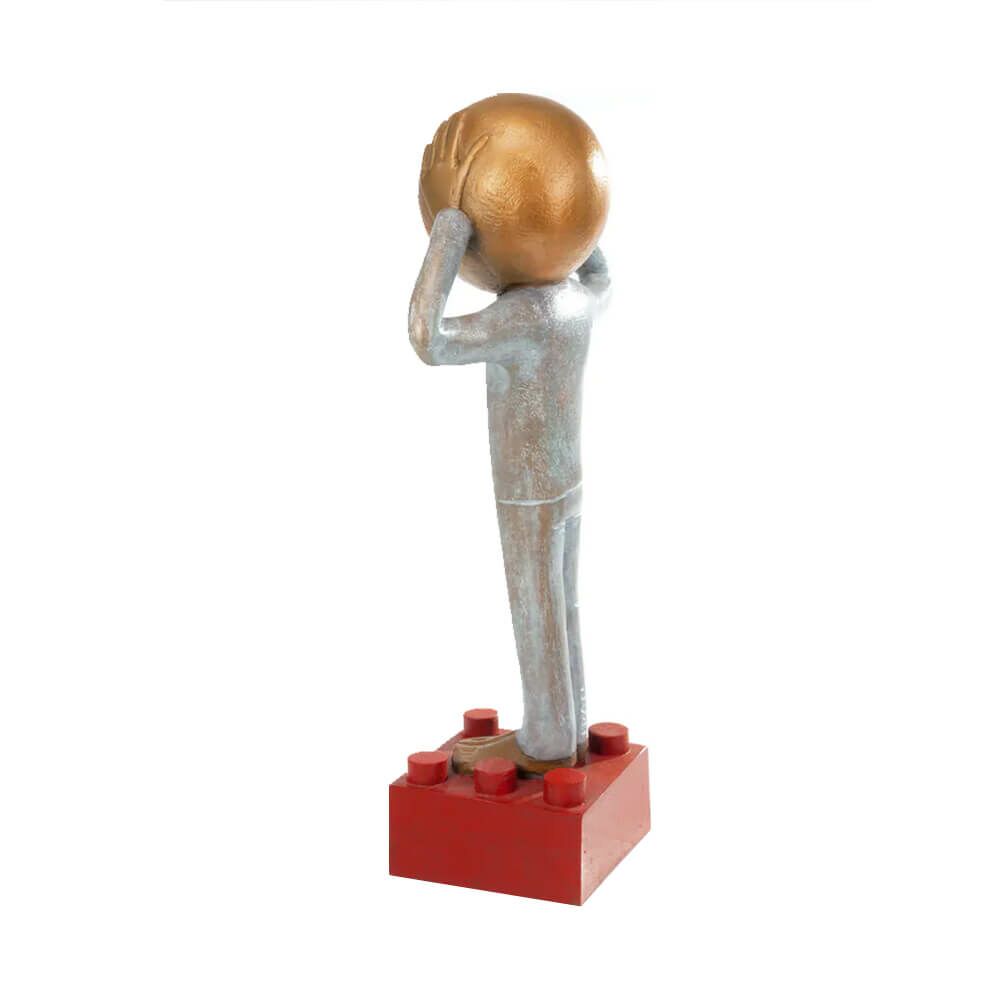  Limitierte Designerskulptur Mensch Und Lego - Kurzdavordanach