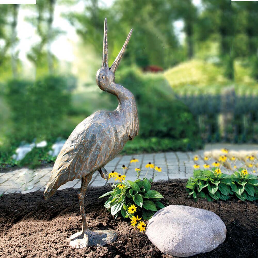  Limitierte Edition - Storch Vogelfiguren Aus Bronze - Storch Set