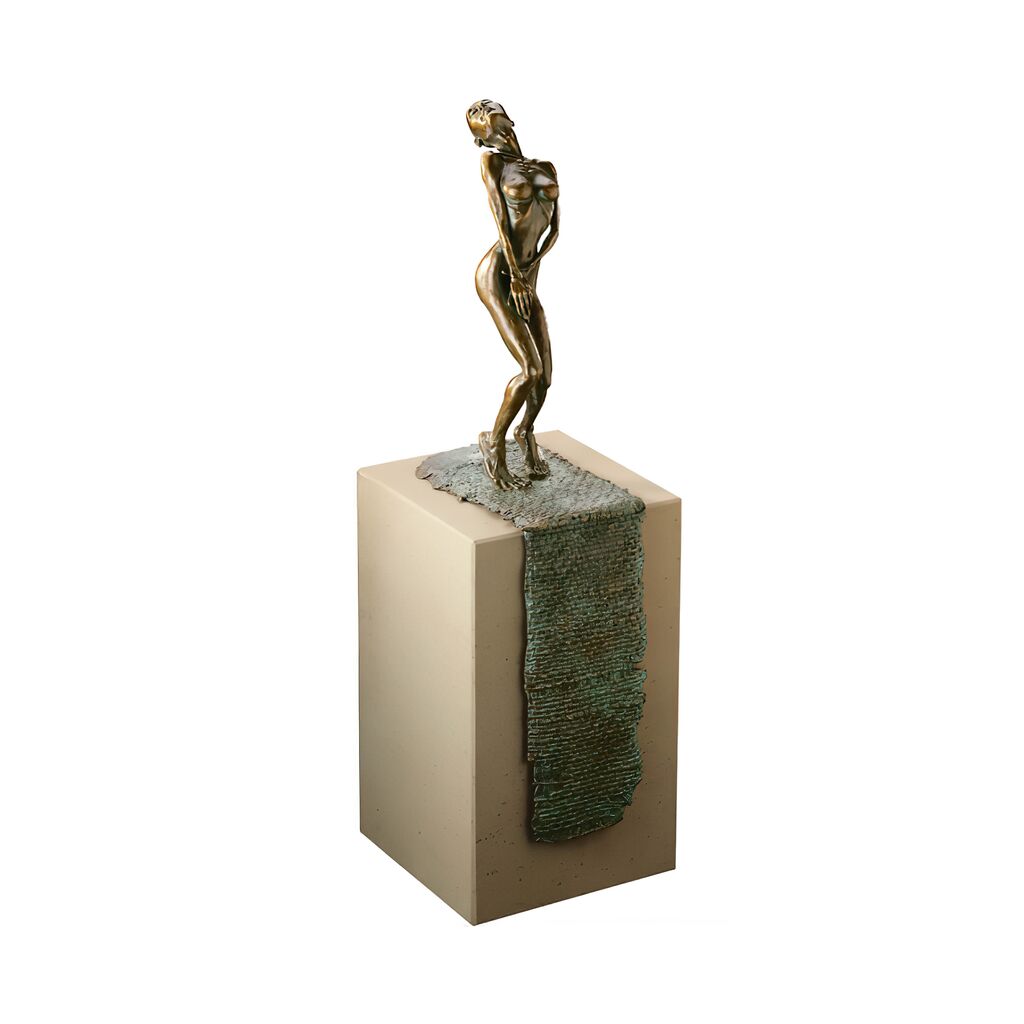  Limitierte Frauenakt-Skulptur Bronze Mit Sockel - Batseba