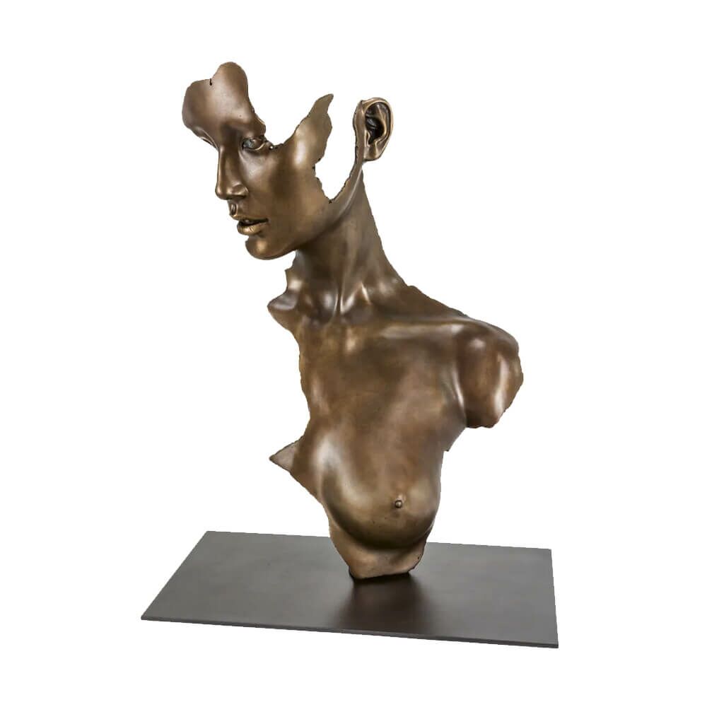  Limitierte Frauenbüste Aus Bronze - Modern - Fragmented Girl