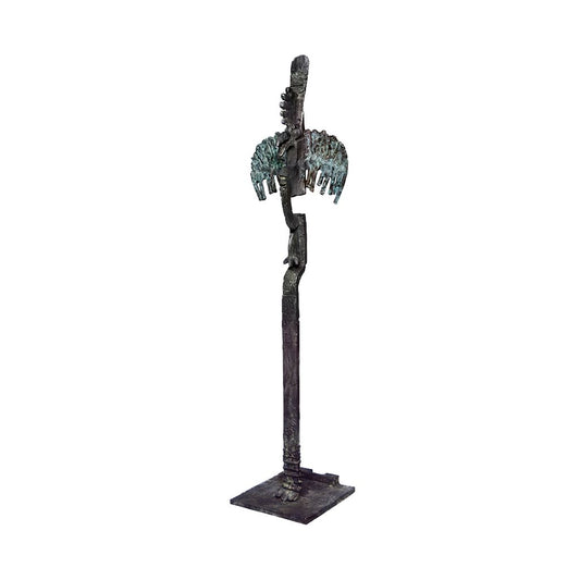  Limitierte Kunstfigur Stehend Als Bronzedekoration - Totem Anai, Freistehend