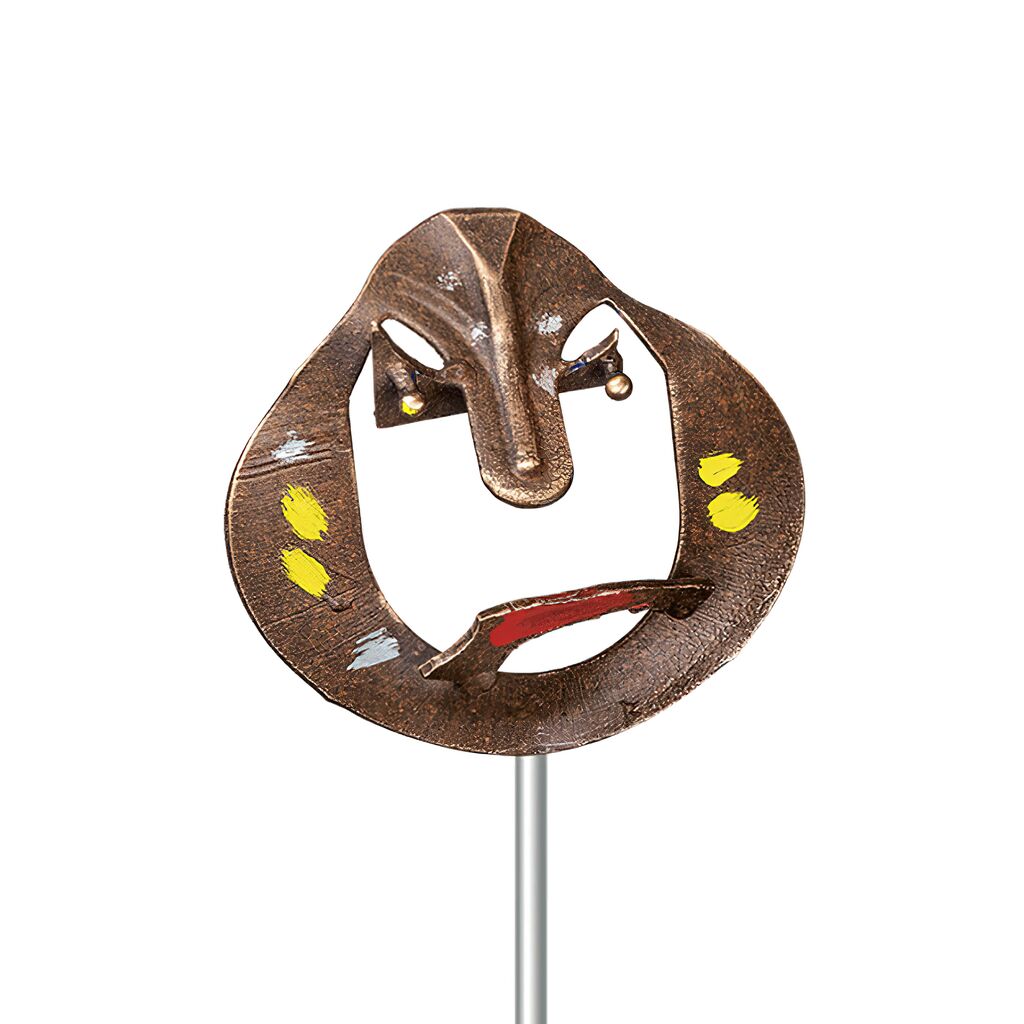  Limitierte Maskenbronze Für Den Garten - Farbig - Maske 3