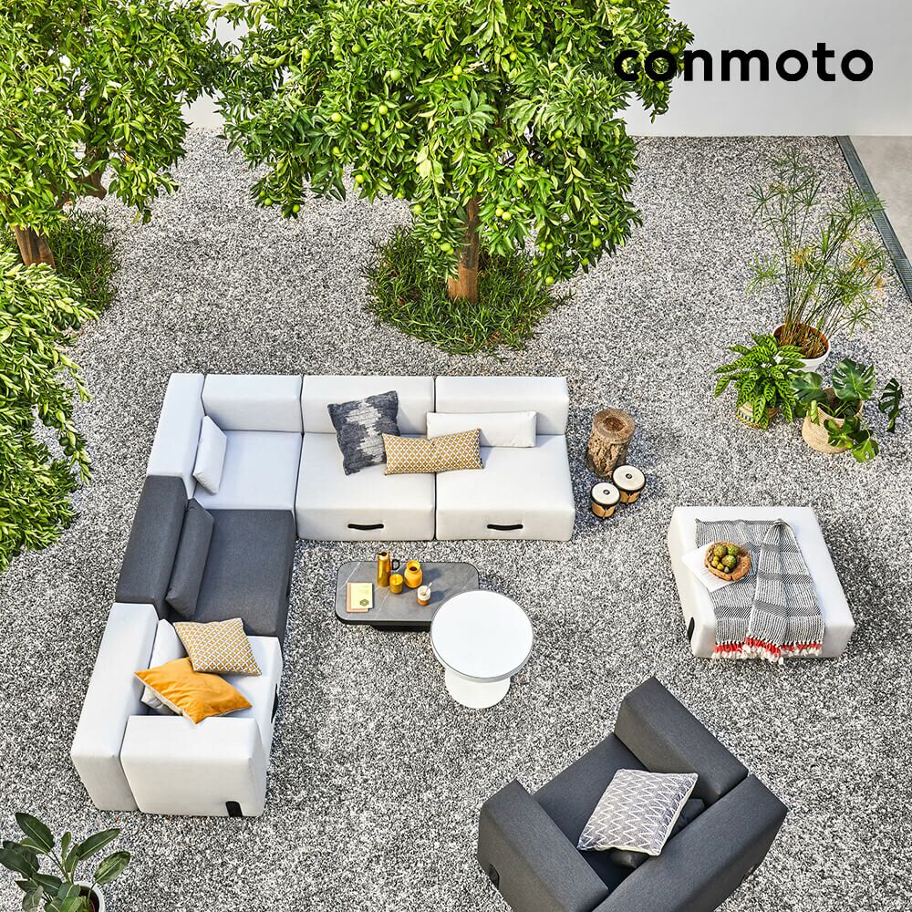  Loungemodul Ecke Rechts Für Outdoor Loungesofa - Miami Ecke Rechts - Miami Ecke Rechts