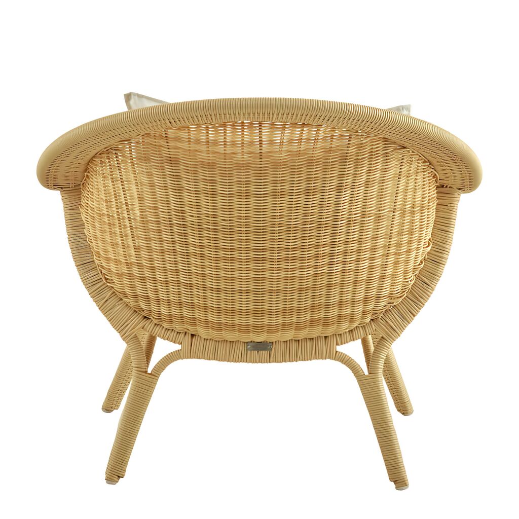  Loungesessel Für Den Garten In Natürlicher Rattanoptik - Sessel Kjer