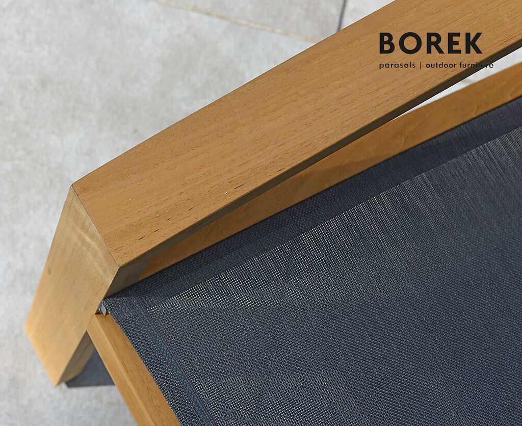  Loungeset Hocker & Sessel Von Borek - Teakholz - Lounge Luxx