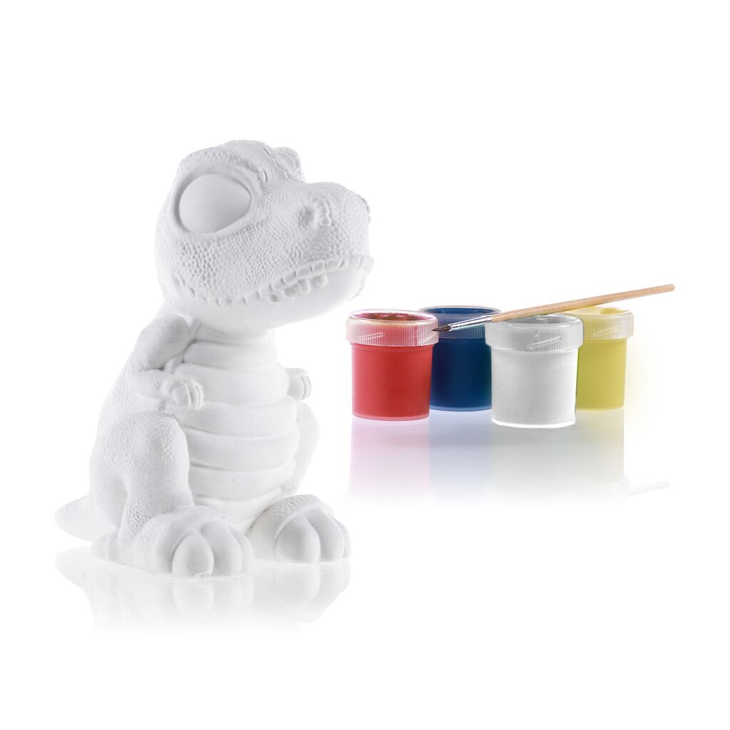  Lustige Dino Kinderfigur Aus Gips Zum Bemalen - Raffi