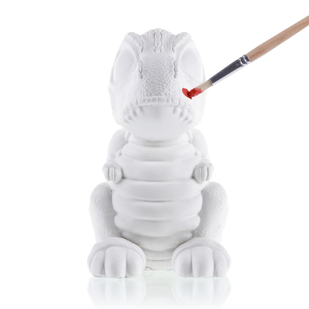 Lustige Dino Kinderfigur Aus Gips Zum Bemalen - Raffi