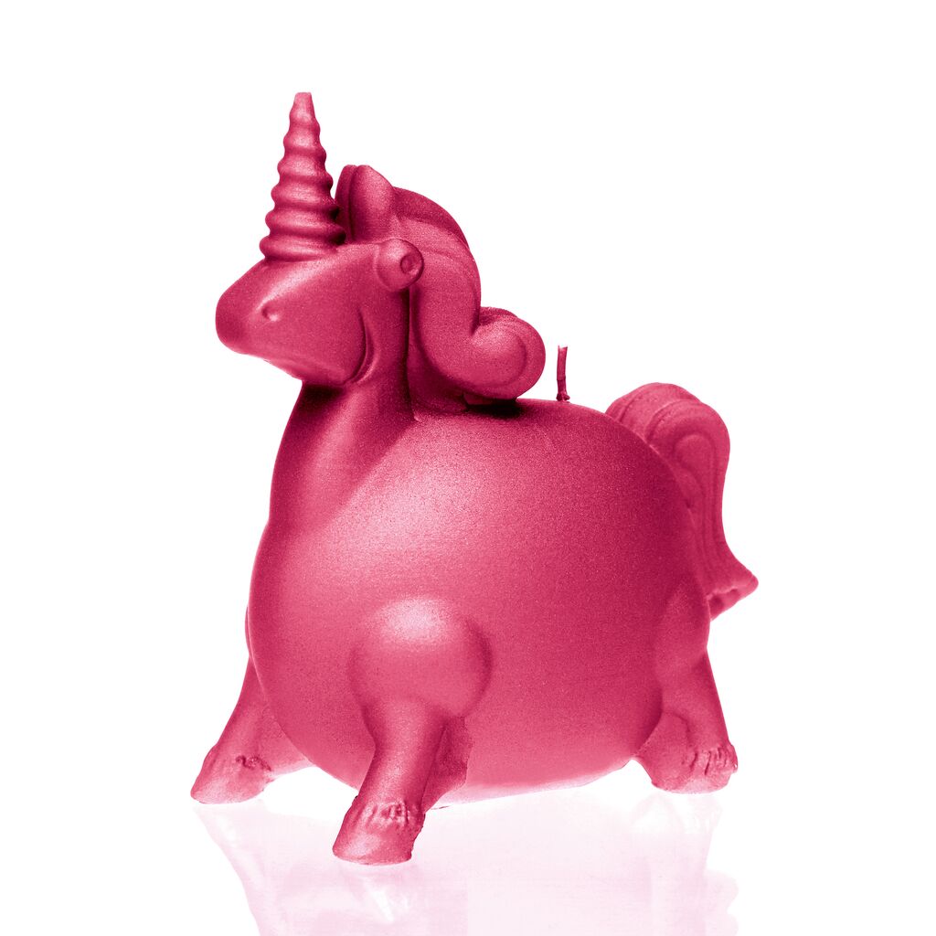  Lustige Einhorn Kinderfigur Als Kerze - Vegan & Bunt - Silana