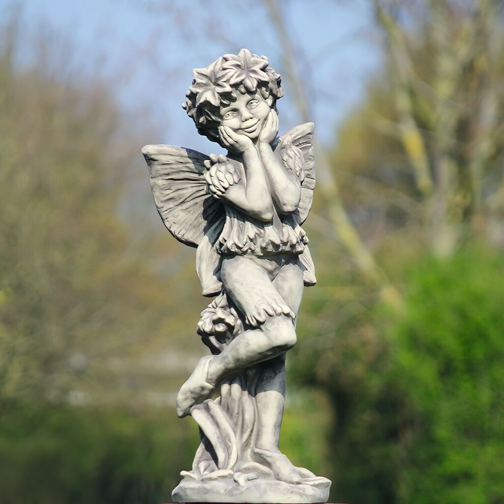  Lustige Elfe Als Steinguss Gartenfigur - Centaurea