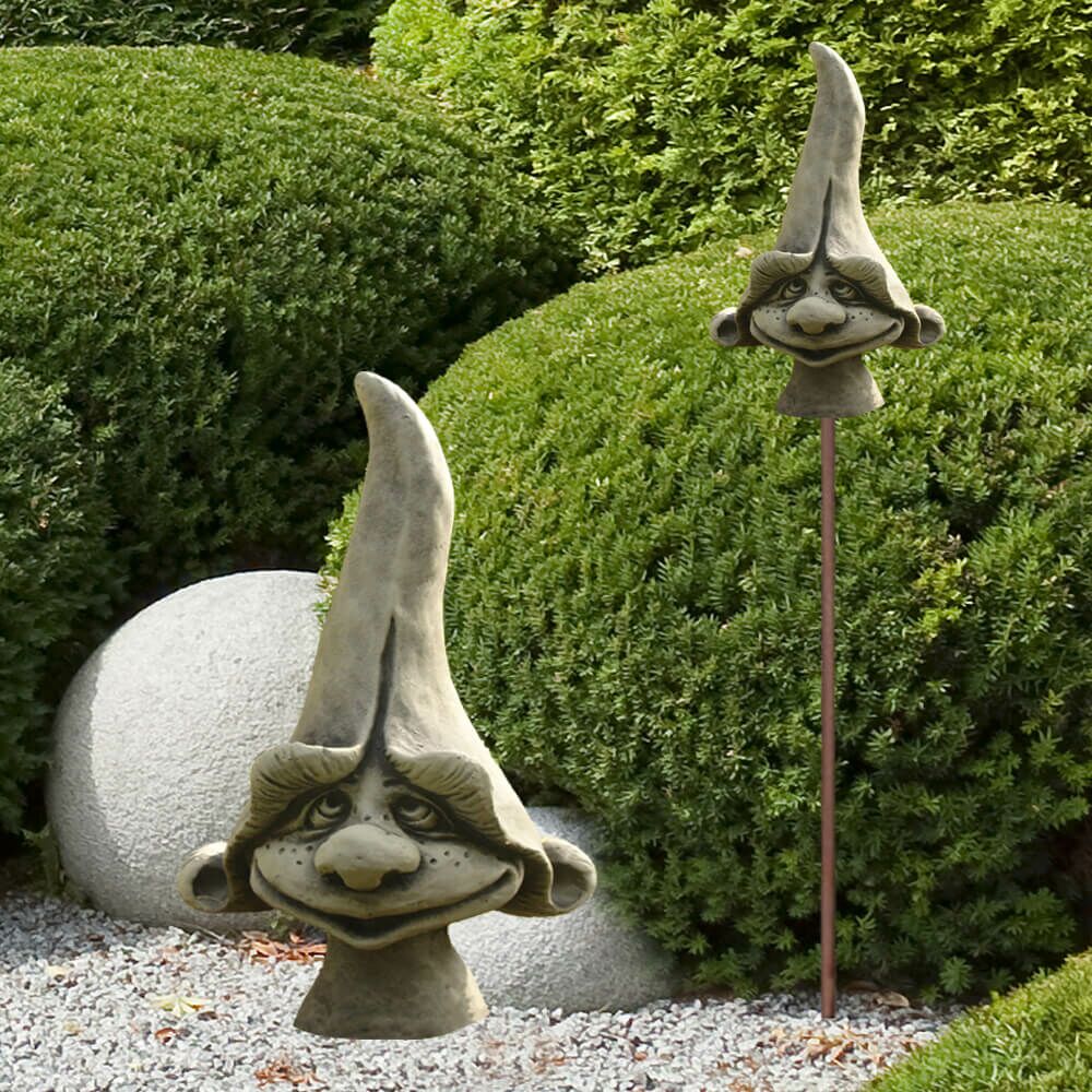  Lustige Garten Kobold Figur Aus Steinguss - Fibus