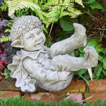  Lustige Wichtelfigur Acorn Aus Steinguss