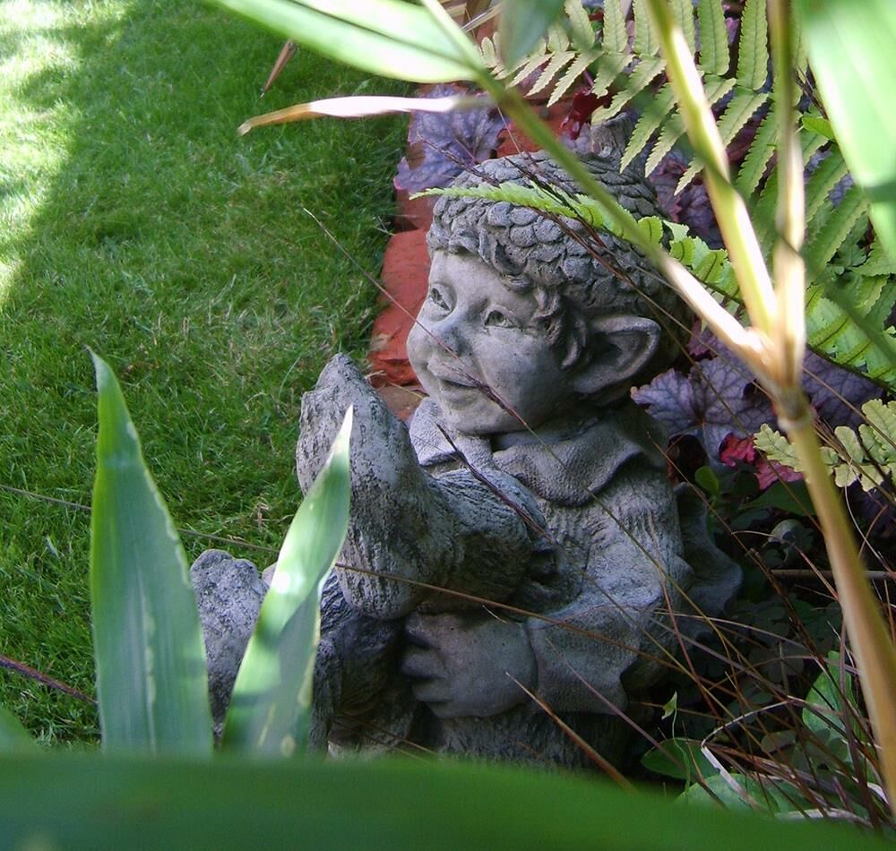  Lustige Wichtelfigur Acorn Aus Steinguss