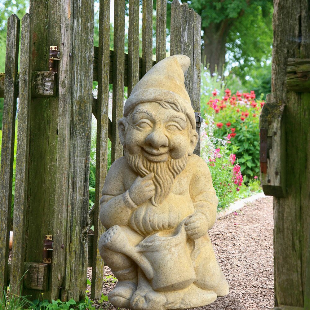  Lustiger Gartenzwerg Mit Gießkanne - Alberich
