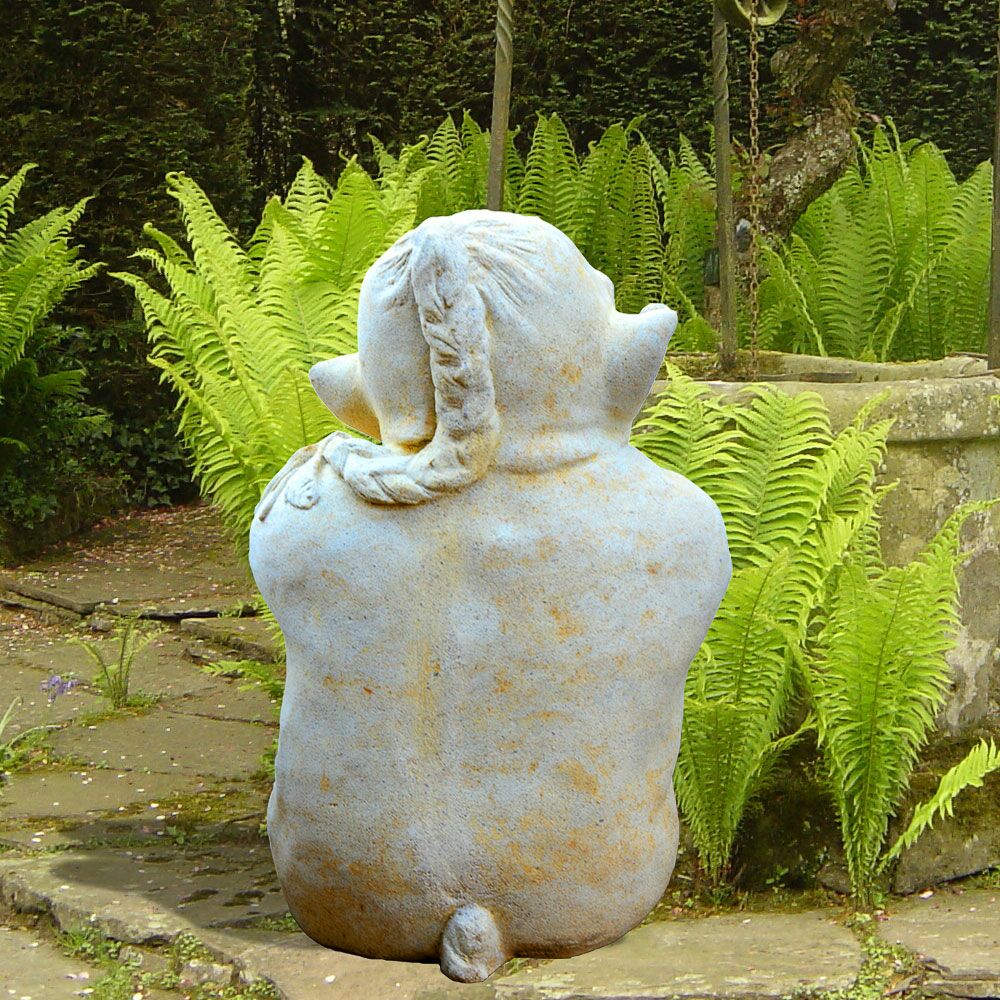  Lustiger Steinguss Gartenkobold - Grumbart