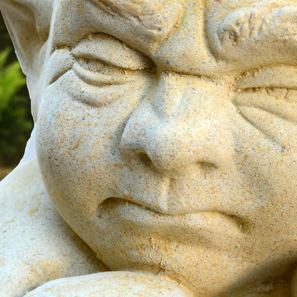  Lustiger Steinguss Gartenkobold - Grumbart