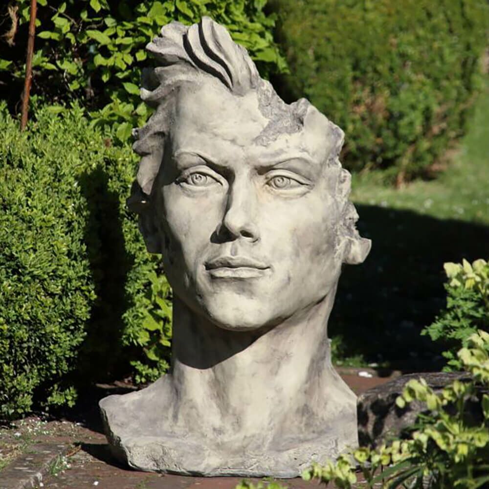  Männliche Büste Für Den Garten Aus Steinguss - Vitus