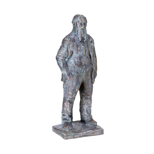  Mann Mit Bart - Limitierte Bronze Dekofigur - Der Chef