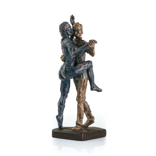  Mann Und Frau Tanzen - Designer Bronzeskulptur - Tangopaar Frühling