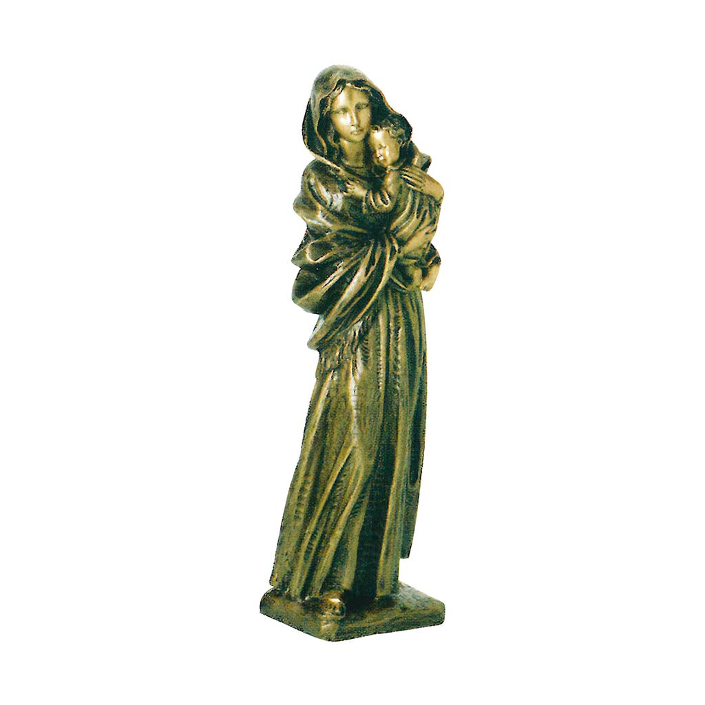  Maria Mit Kind Im Arm Als Garten Bronzeskulptur - Madonna Brila