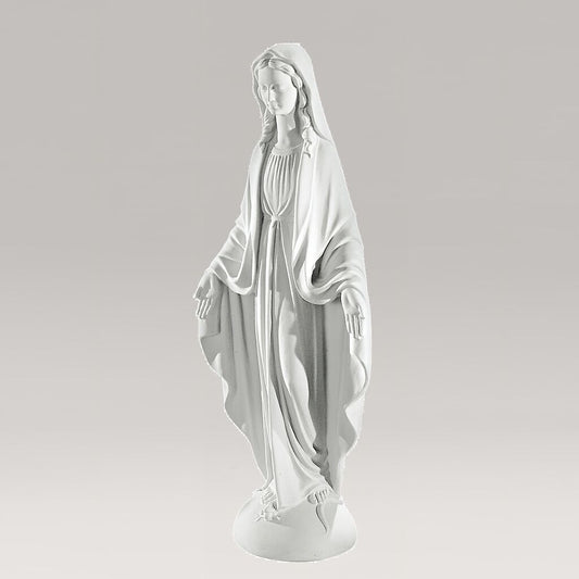  Marmorguss - Segnende Gartenfigur Heilige Maria - Madonna Secura