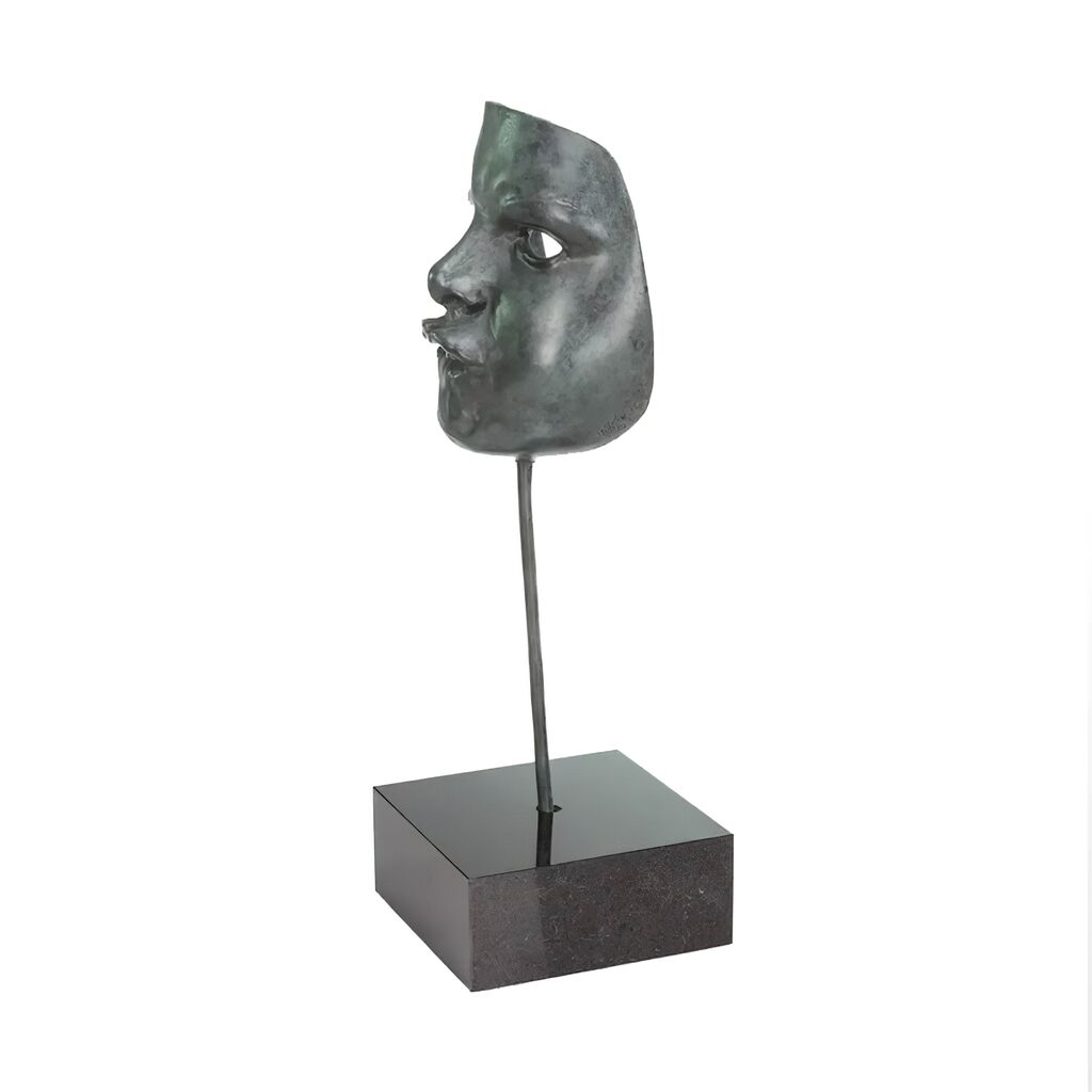  Maskenfigur Aus Bronze - Limitierte Künstleredition - Mask II