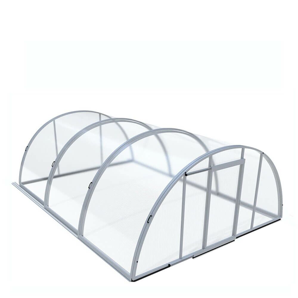  Maßgeschneiderte Poolüberdachung Aus Aluminium-Tragprofilen & Polycarbonat - XXL - Mookait Maximum