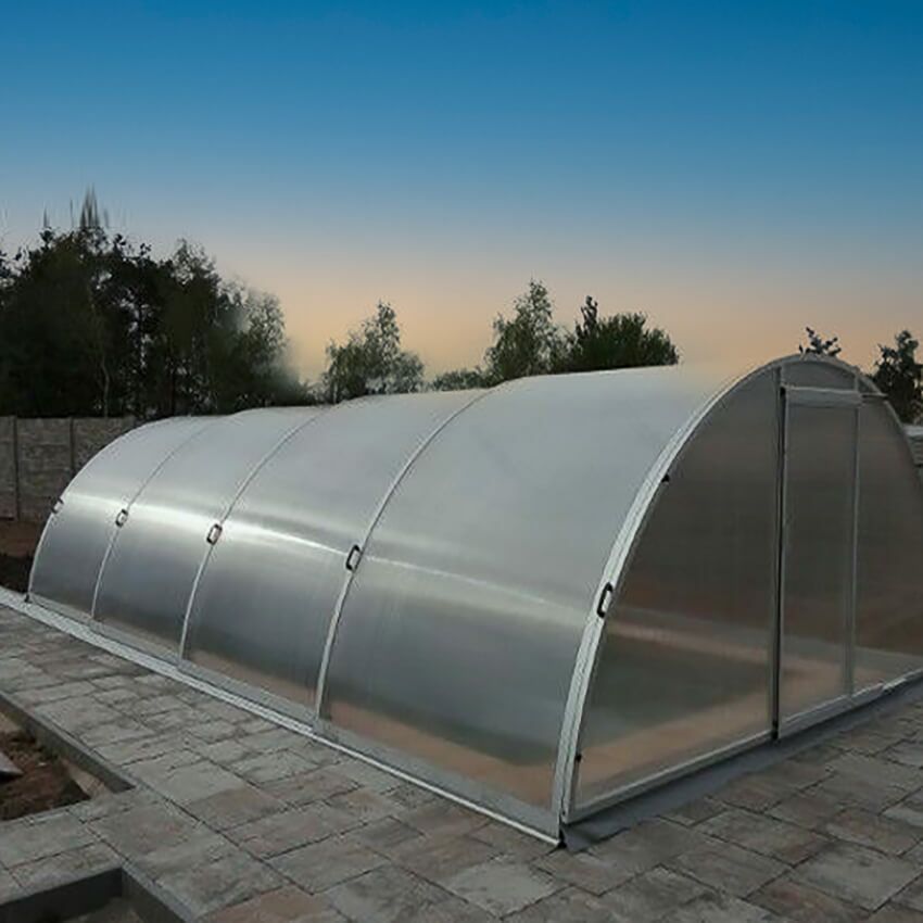  Maßgeschneiderte Poolüberdachung Aus Aluminium-Tragprofilen & Polycarbonat - XXL - Mookait Maximum