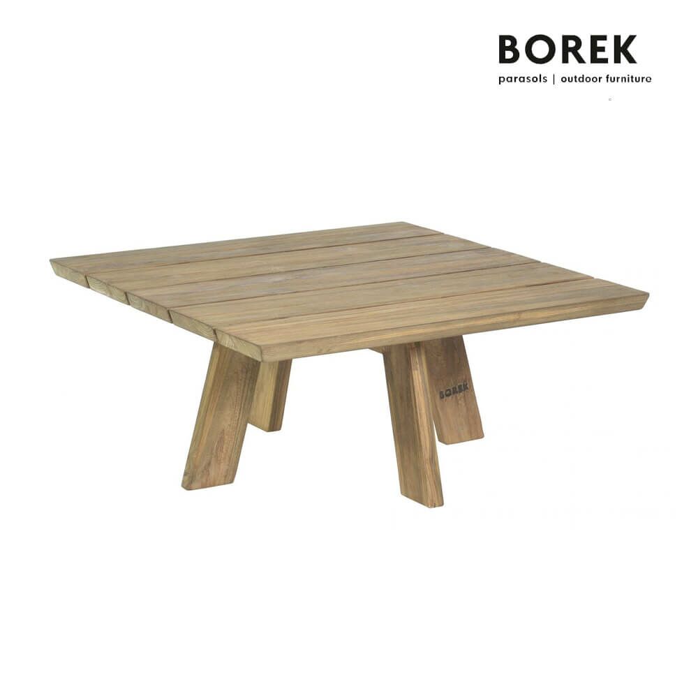  Massvier Teakholz-Loungetisch 80x80cm - Eckig - Loungetisch Tarifa