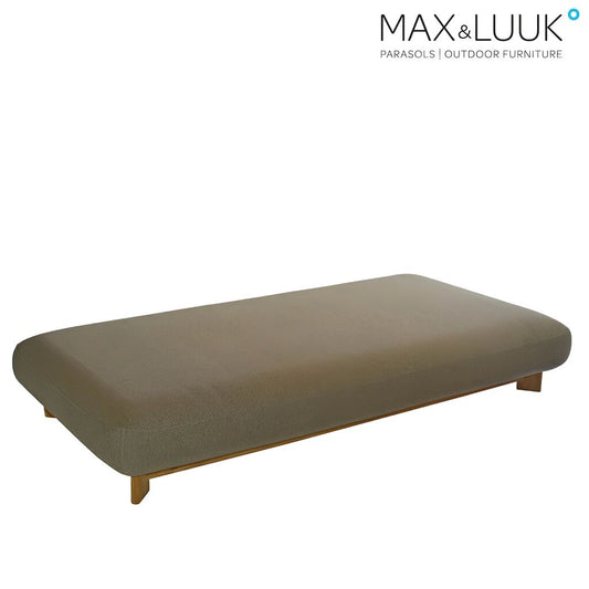  Max & Luuk 3-Sitzer Loungebank Aus Teak Für Die Sitzecke Im Garten - Liam Loungebank