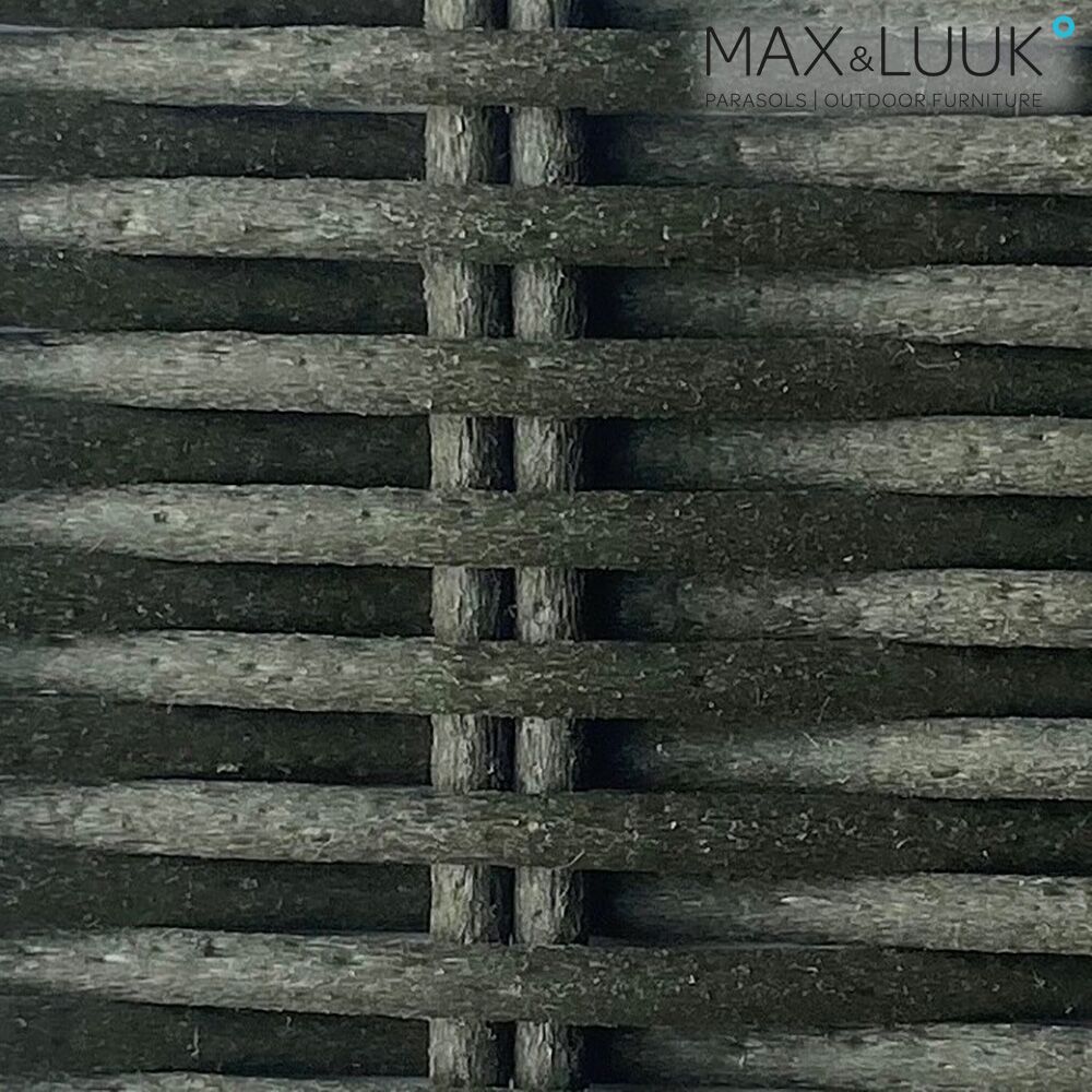  Max & Luuk Gartenstuhl Aus Aluminium Und Geflecht - Verschiedene Farben - Kane Stuhl